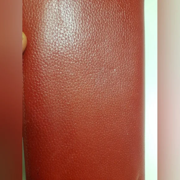 Longchamp Vintage Red Leather Kisslock Wallet - Picture 8 of 15